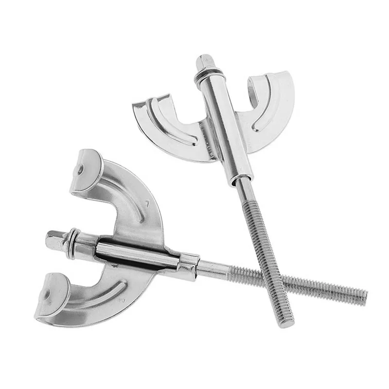 

TURE 16 Pieces Bass Drum Claw Hook With Screws And Tension Rods For Bass Drum Repair Parts Accessories
