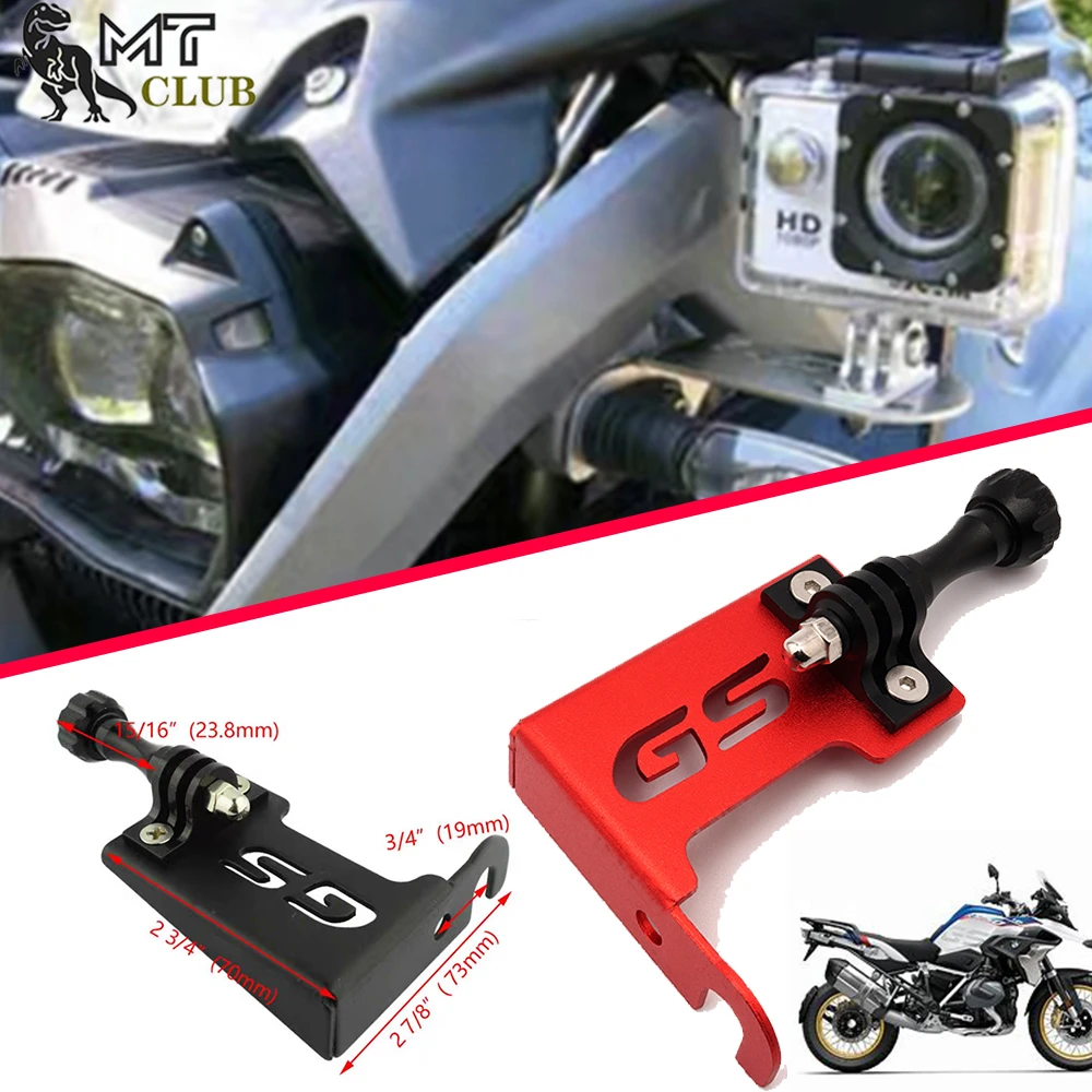 Motorcycle CNC Front Left Camera Support Bracket Gopro Mount Bracket For BMW GSA R 1200 1250 GS R1200GS LC R1250GS Adventure ADV