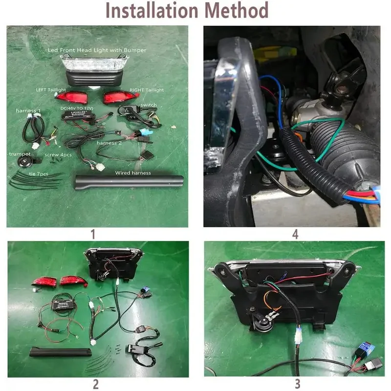 

(Sea shipping) LED Ultimate Light Kit for Club Car Precedent Golf Carts 2004 and later#102524801-1 102528901 102529001