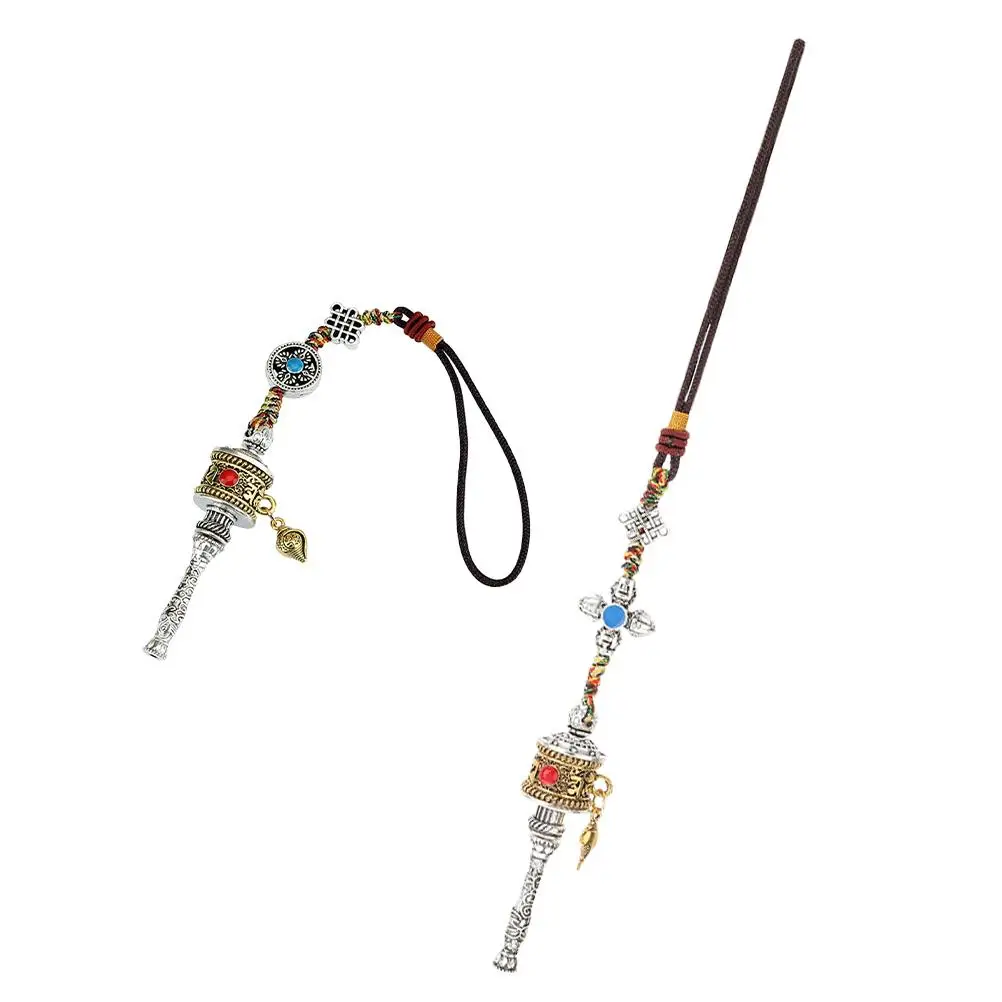 

2 шт., подвесное подвесное колесо для молитвы, тибетский буддийский стиль, подвеска в виде слона, знак удачи, офисный и домашний декор, автомобиль