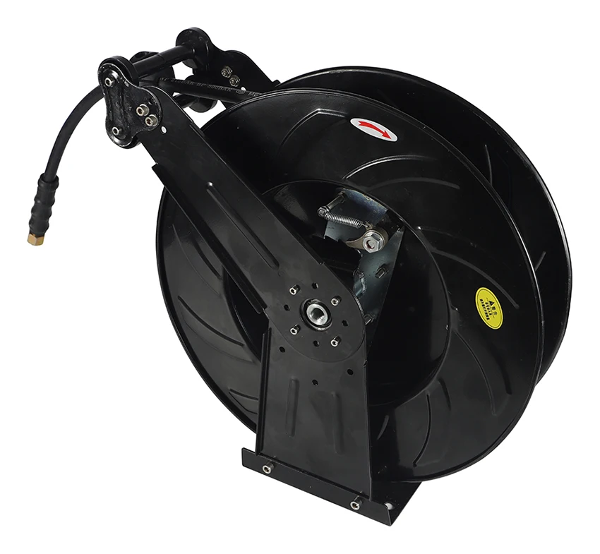 Easy Return Self-retracting Garden Jet Wash Hose Reel 15/20/25/30m Garden Car Wash Hose Reel