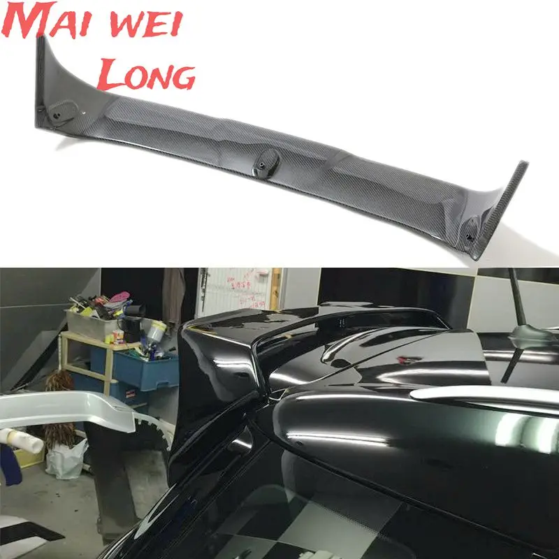 

For BMW Mini R60 Countryman Coopers 2011-2015 Carbon Fiber Rear Roof Spoiler Wing Trunk Lip Boot Cover Car Styling