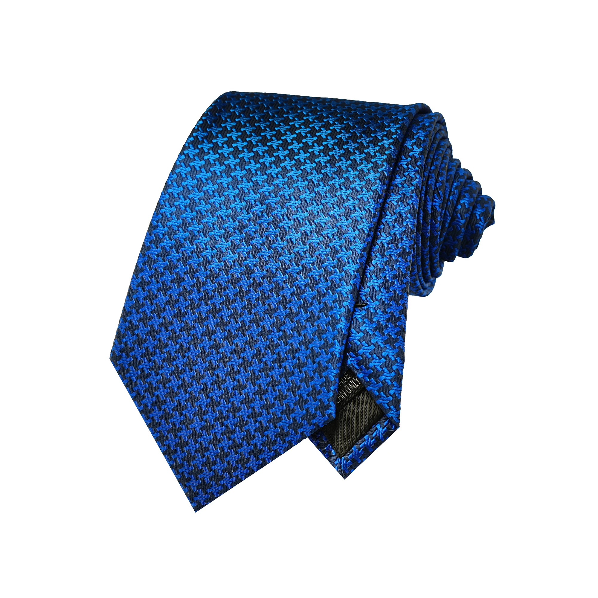 

Men's 8cm Classic Checkered Twill Floral Printed Knitted Business Tie for Formal Weddings And Business Suitable