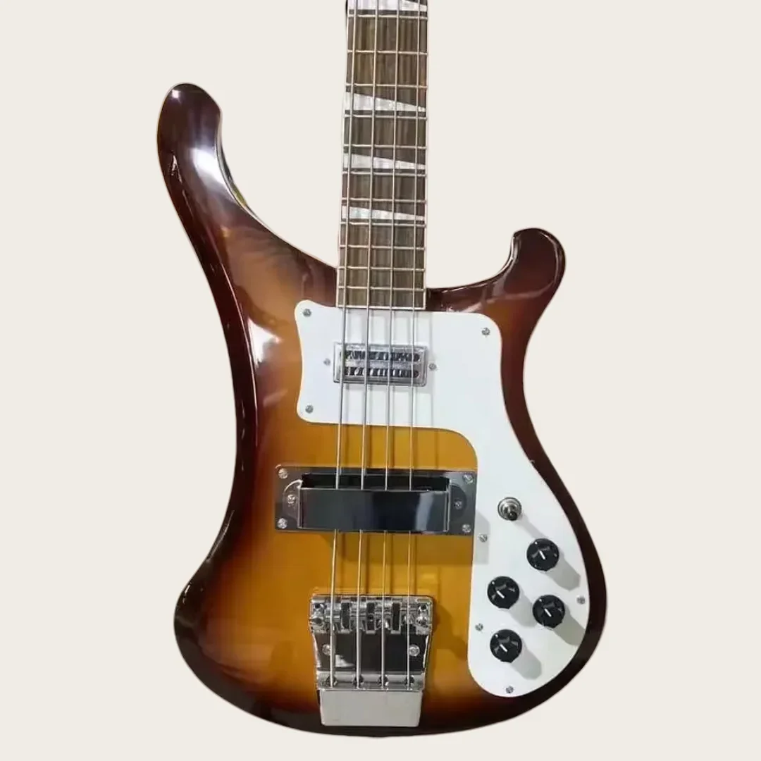 

Exceptional Tone Pleasant Hand Feel Black 4003 Cherry Sunburst Bass Electric Guitar with Rosewood Fingerboard and Basswood Body