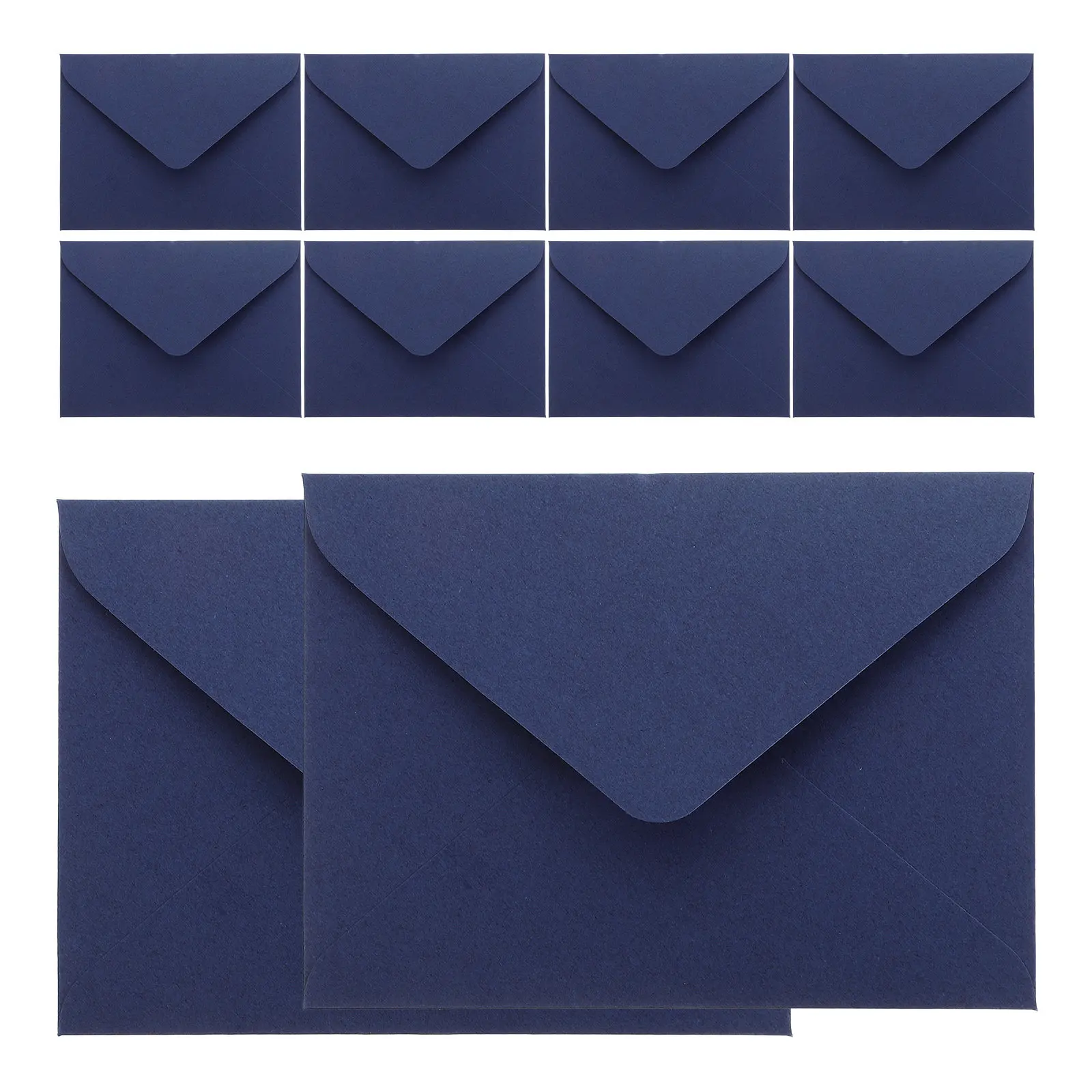 

50Pcs Elegant Simple Design Blank Invitation Envelopes for Greeting Cards Thank You Cards Festival Supplies Portable Decorative