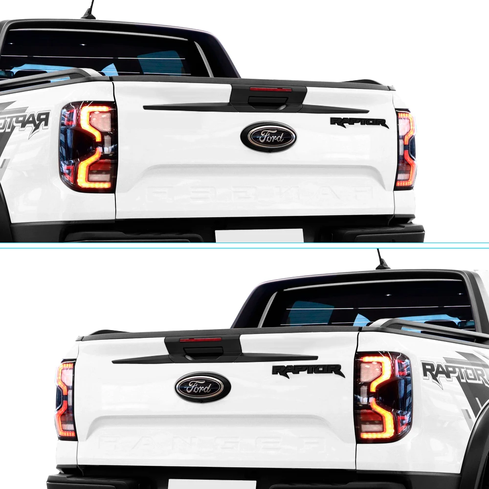 Achterdeur Handgreep Cover Achterklep Handgreep Cover Zonder Sleutelgat Voor Ford Ranger T9 2023 2024 Xlt Xls Xl Volgende Generatie Accessoires