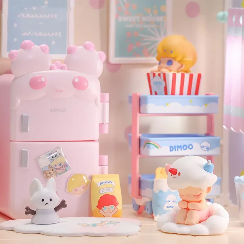 

Pop Mart Dimoo Home Body Series Prop Series слепая коробка Guess Bag Mystery Box Toys Doll Cute Anime Figure Ornaments Collection