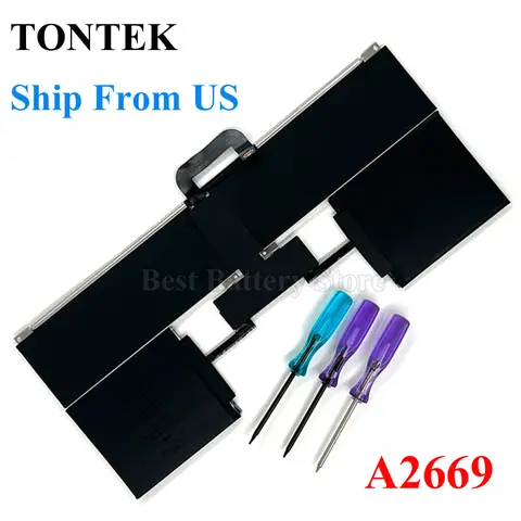 Nytt A2669-batteri för Apple Macbook Air 13 tum (M2) A2681 2022 årsmodell 661-26150 11,54V 52,6WH 4561mAh 10 best sales MacBook-batteri - №9