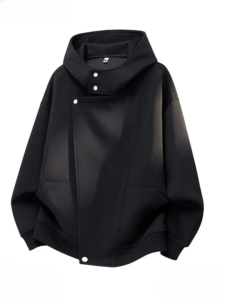 Wassup Koi American Style Hoodie Thickened Loose Fit Spring Autumn Unstructured Hood Long Sleeve Youth Casual Fashion Sweatshirt