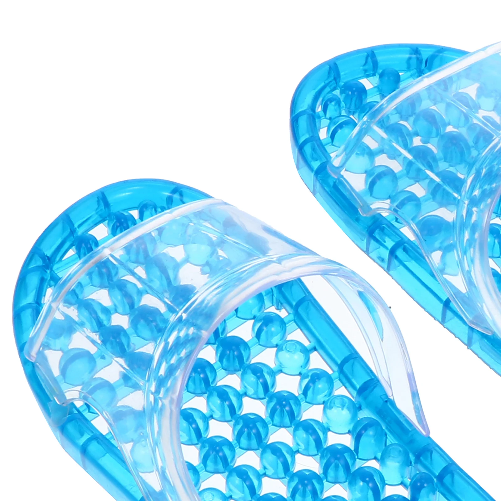 

1 пара тапочек для ванной комнаты с кристаллами, сливная подошва, синие XL 43–45, британская обувь 9–11, унисекс, противоскользящая легкая обувь из ПВХ