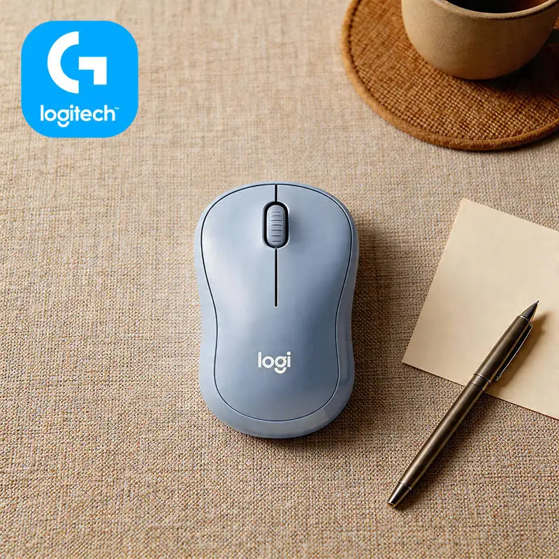 

Logitech M221 Wireless Silent Mouse - 10m Working Range, Compact Frame, Quiet Clicks, Ideal for Home Office Library Hours