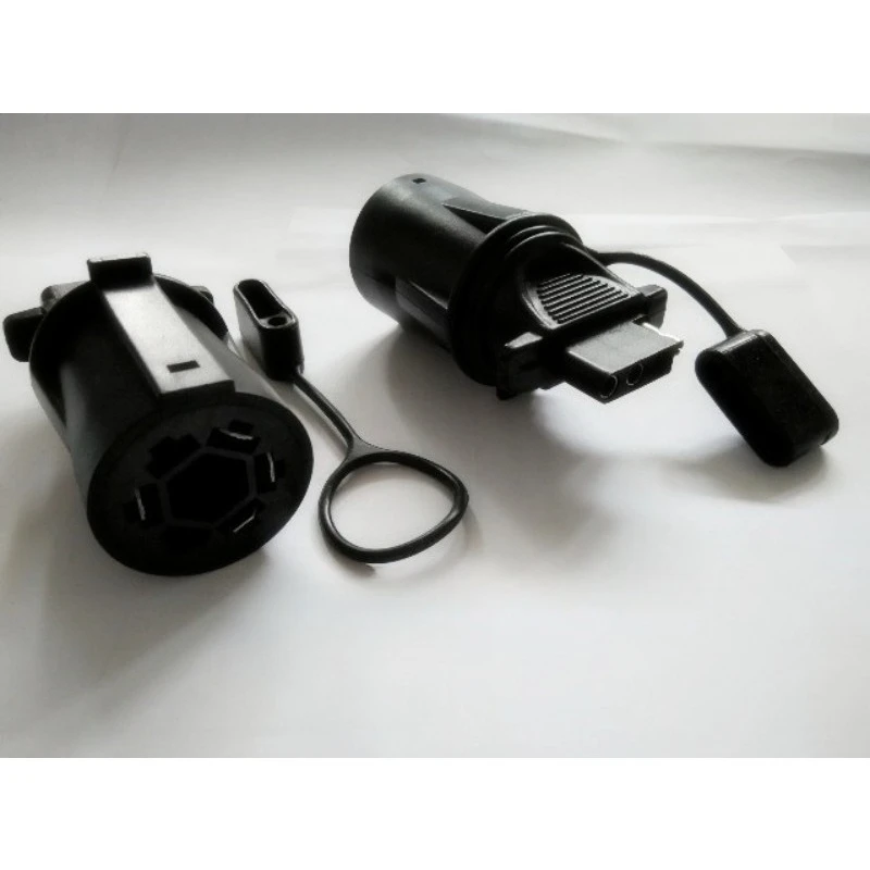 

4PCS trailer power connection, trailer 7-pin power plug 7-pin plastic plug connector trailer accessories,