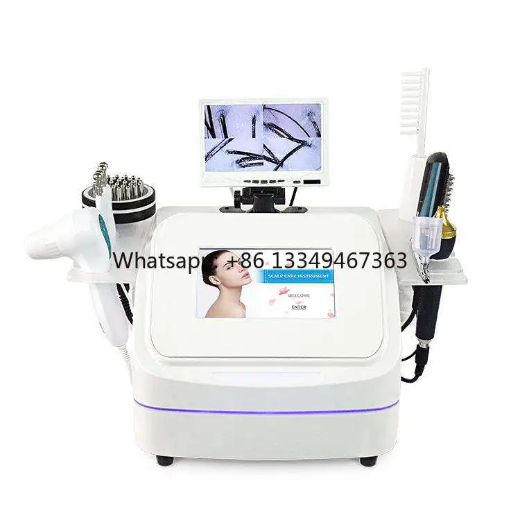 7-in-1 High Microcurrent Scalp Massager Natural Hair Growth and Loss Treatment Haircare Scalp Massage