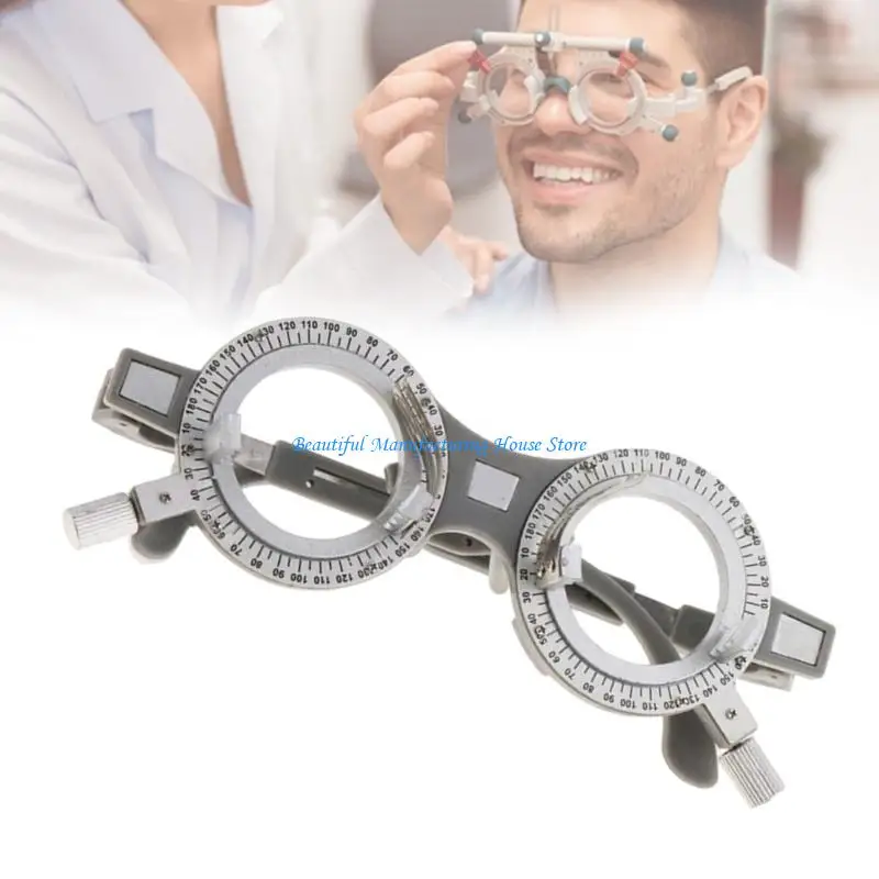 E56A Professional Eye Test Frame For Opticians Customizable Temple Length Adjustment