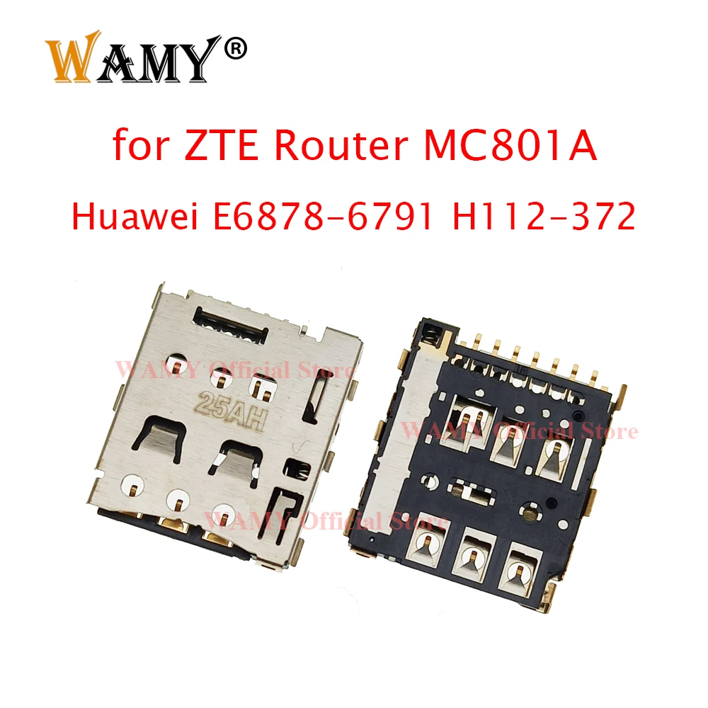 WAMY Sim Card ReaderSocket Tray Slot Holder for ZTE Router MC801A Huawei 5G Wifi Pro E6878-6791 H112-372 E6878-870