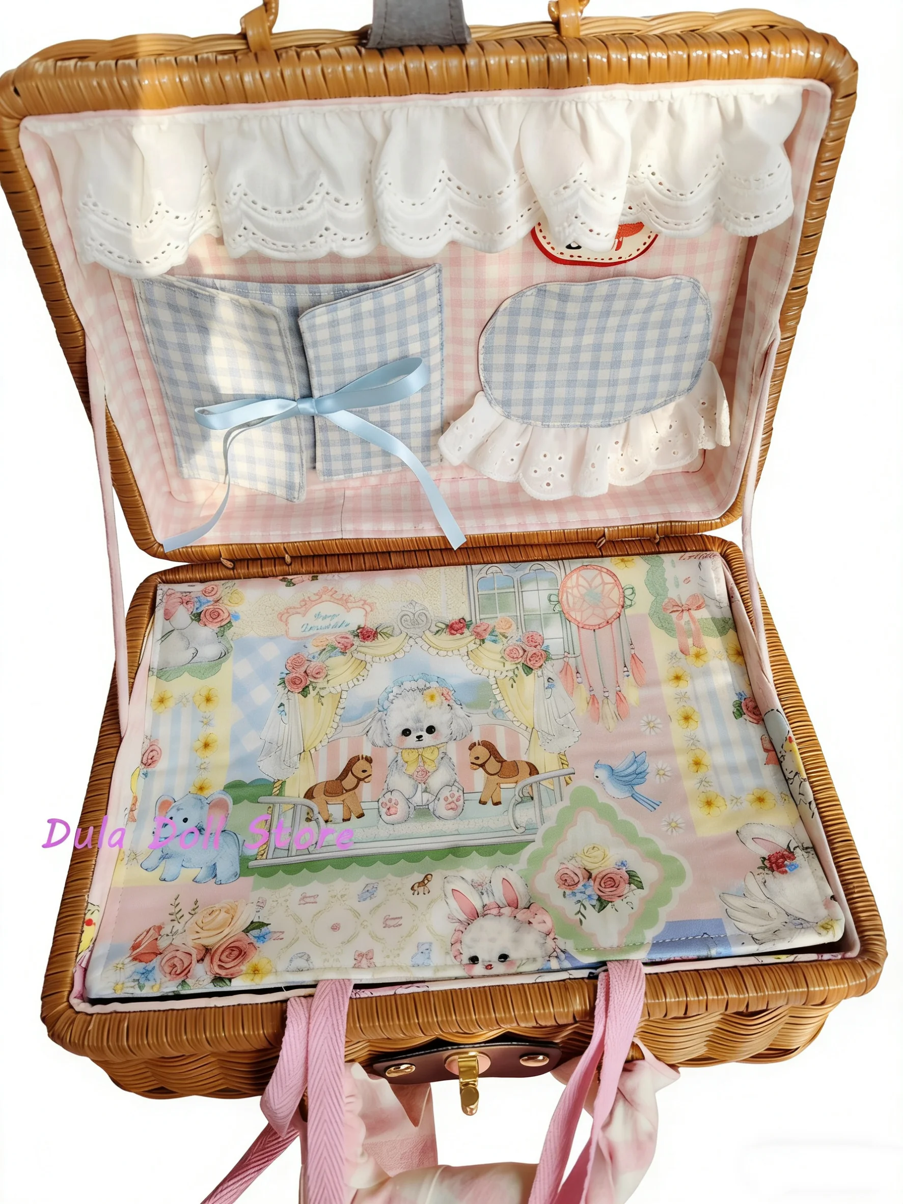 

2026 Dula Handmade Doll Clothes go out boxes bags boxes for Blythe ob24 ob22 Azone Licca ICY JerryB 1/6 Doll