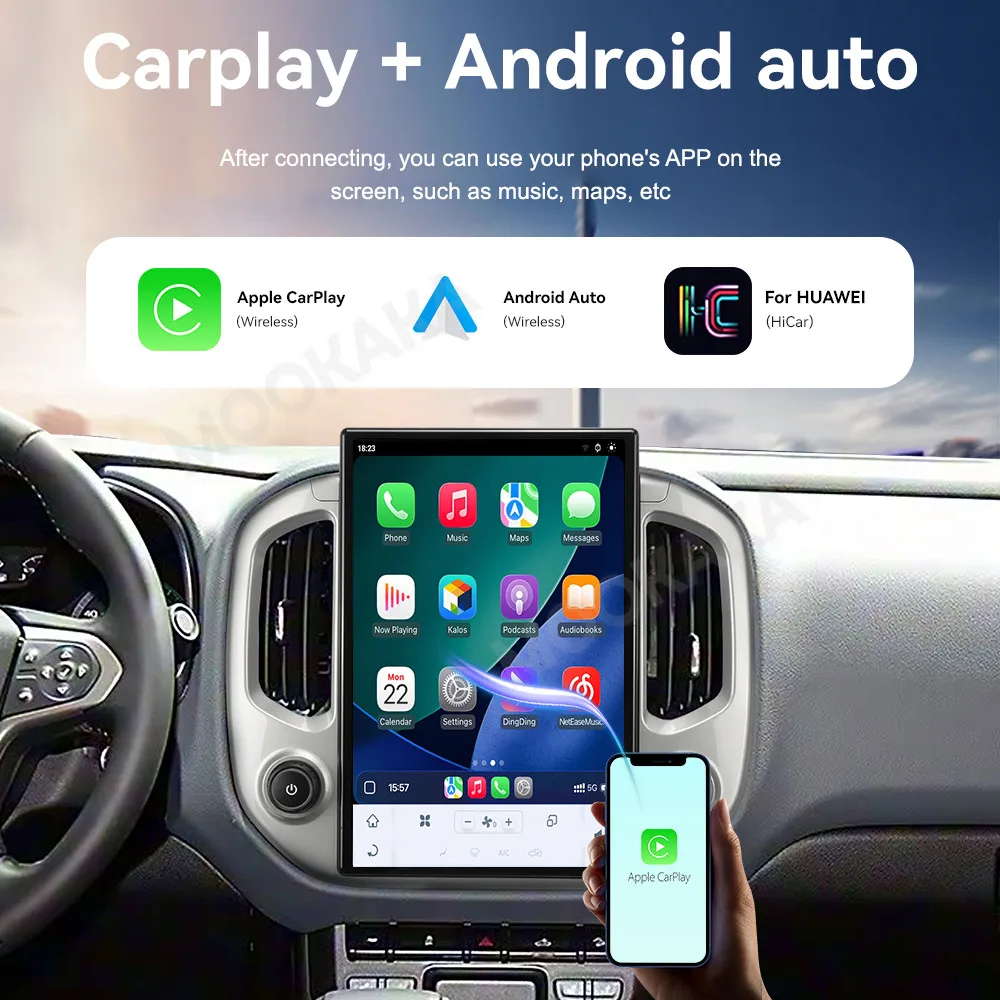 

Car Accessories Radio For Chevrolet Colorado 2014-2018 Android Auto GPS Navigation Multimedia Stereo Receiver Head Unit Offline