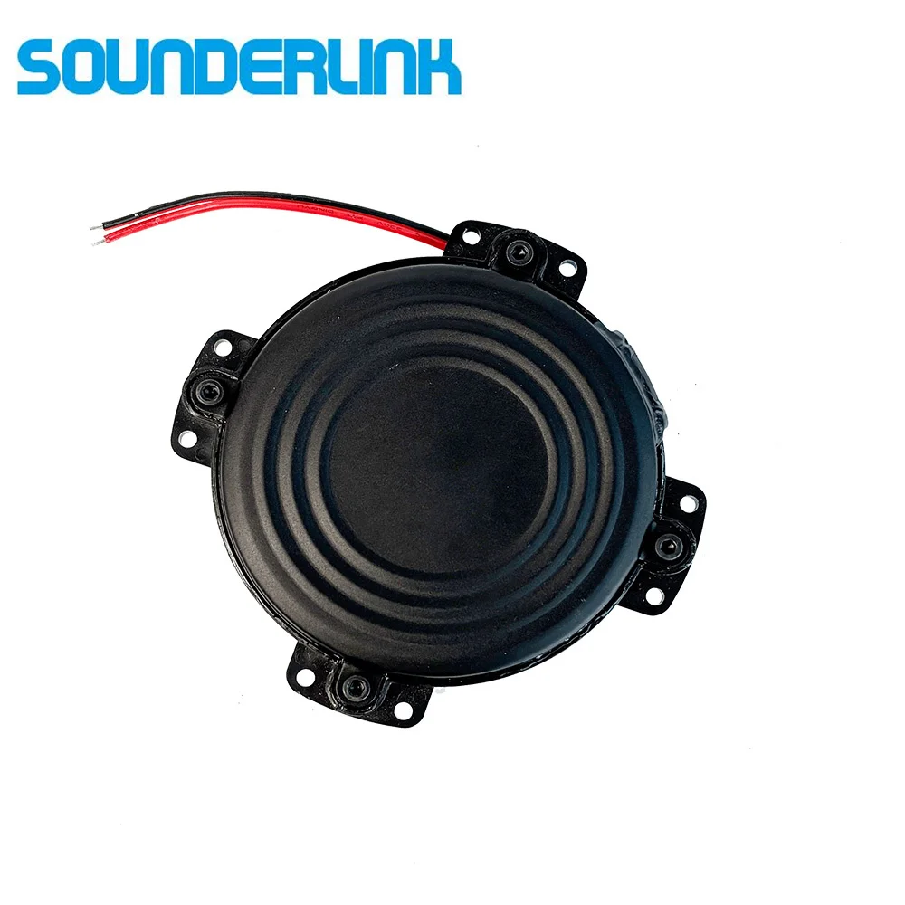 1 PC Sounderlink Puck Tactile Transducer Mini Bass Shaker 4 Ohm Music Shaker Bass Vibration Speaker Black