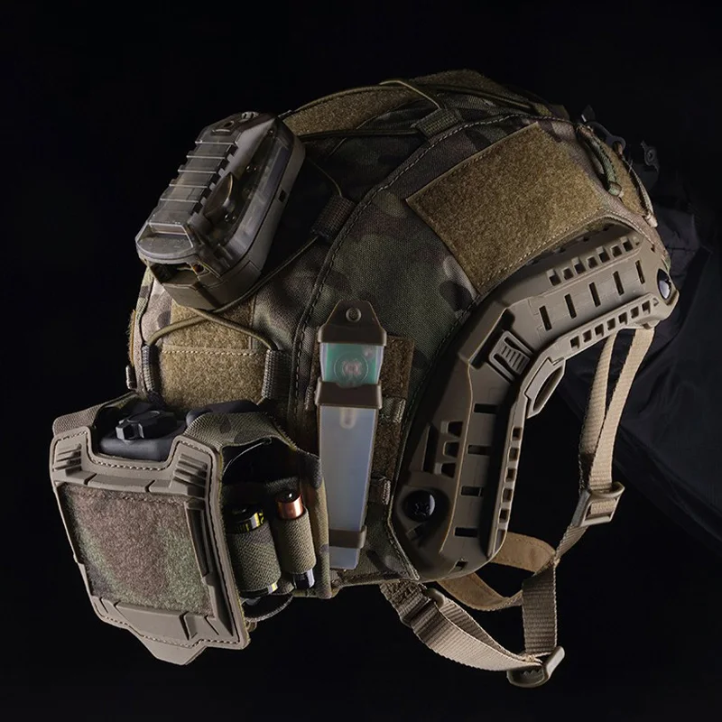 OPHIDIAN Torba na baterie do kasku Seria K Torba na baterie Torba na kask Airsoft Akcesoria do kasku myśliwskiego 