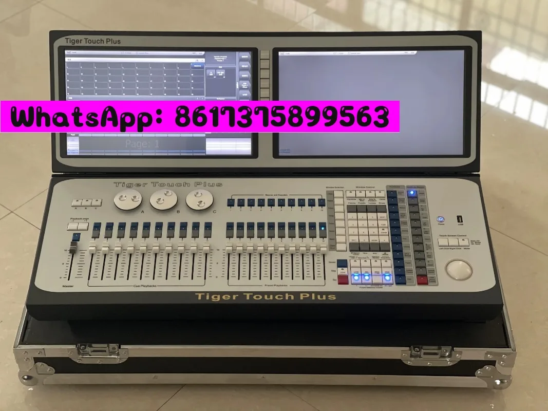 

TT Tiger Plus Stage Light Console New Version DMX Controller with TOUCH Interface Manual Type for Moving Head PAR CAN Light