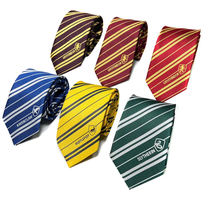 Harry Potter Magic Academy Tie; Women's JK; Snake Academy Slytherin; Fandora; Ravenclaw; Hufflepuff; DK Tie Style view 2