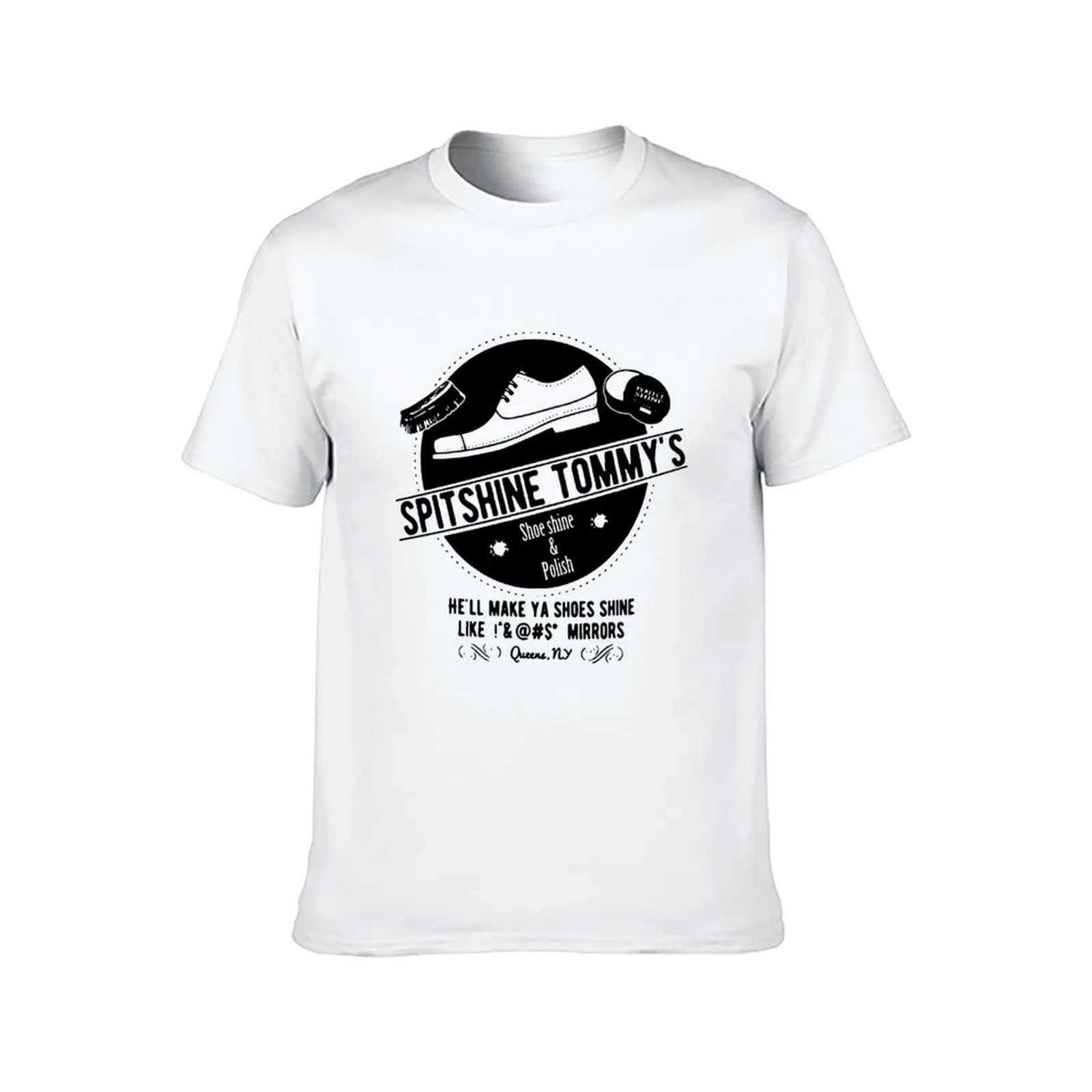 Graphic Goodfellas Film - Spit Shine Tommy's Shoe Shine & Polish T-Shirt clothes Personalized t-shirt fitted t shirts for men