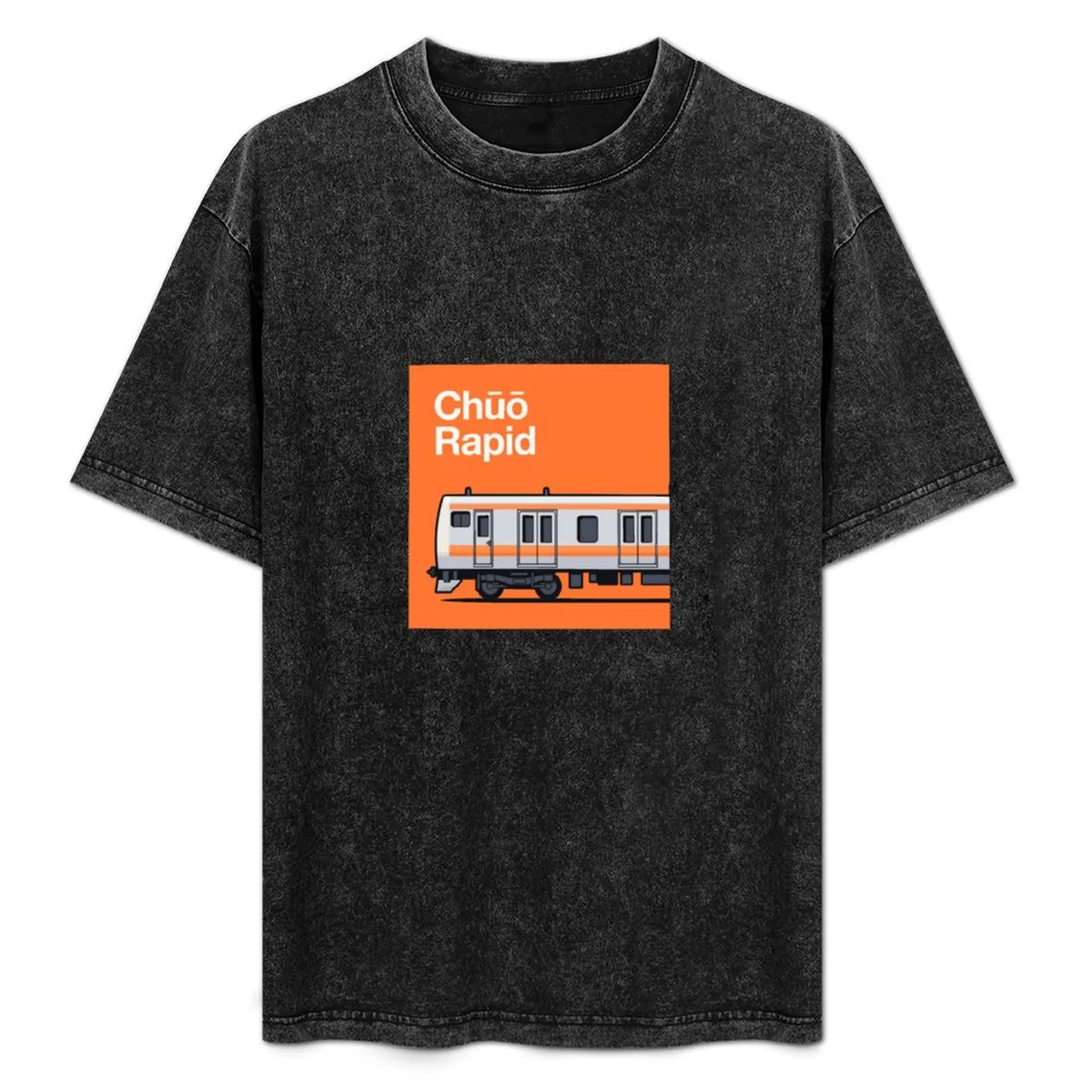 

Tokyo Chuo Rapid Line E233 Series Train Side Japan T-Shirt Modern Style Print T-Shirt