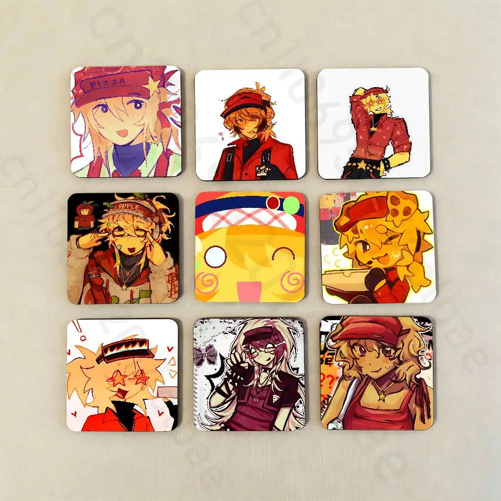 

E-Elliot Anime P-Pizza Fridge Magnets Magnetic Refrigerator Memorial Gifts For Kitchen Office Locker Travel Home Deco