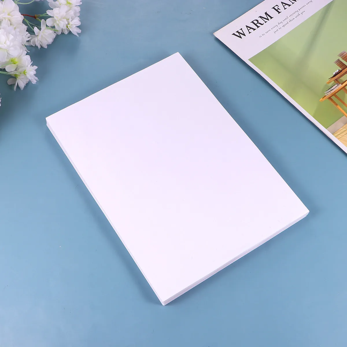 

100 Sheets White A4 Anti-Stick Isolation Paper Non-Adhesive Release Paper for Home Office Hand Account Double-Sided Blank
