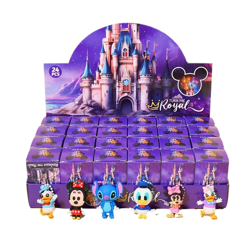 Cross-Border Disney Serie 24 Kleine Blindbox-Spielzeuge, Exquisite Puppen-Schlüsselanhänger, Sammlerstücke, Kleine Geschenk-Blindbox, Handgefertigt
