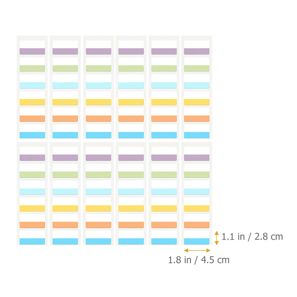 

300 pcs Index Label Stickers Colored Page Markers For Books Folders Diaries Sticky Tabs Office School Supplies Notebook