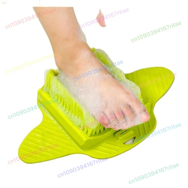 

Наклейка на пол, щетка, артефакт для ношения обуви Щетка для мытья ног Артефакт для мытья ног Ленивые тапочки