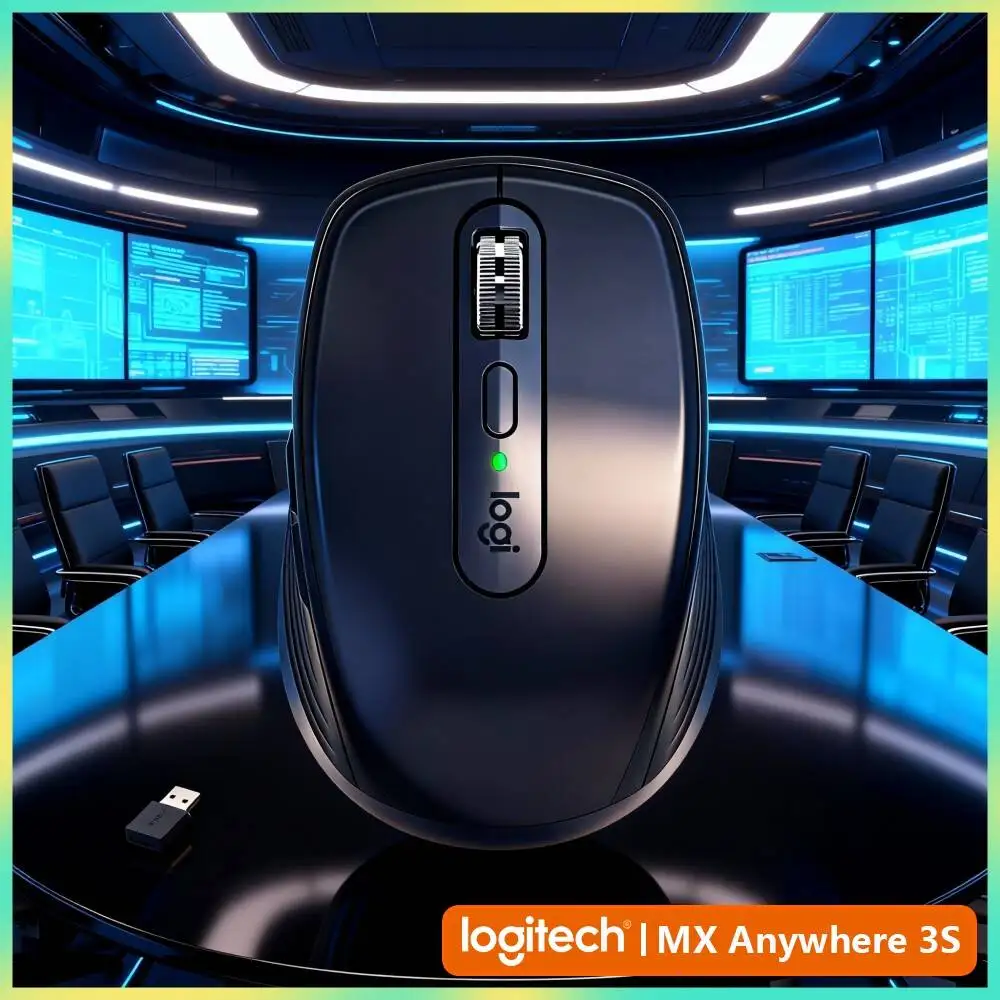 Premium MX Anywhere 3S - 8000 DPI, MagSpeed Scroll, Anti-Slip, Ideal for Wine Shop Owner & Desk Setup Work