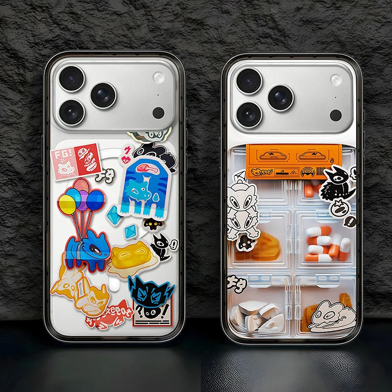 

Cartoon Toolbox Pattern Compact Magnetic Cover for IPhone 13 14 15 16 17 Pro Max Case for IPhone 17 Air