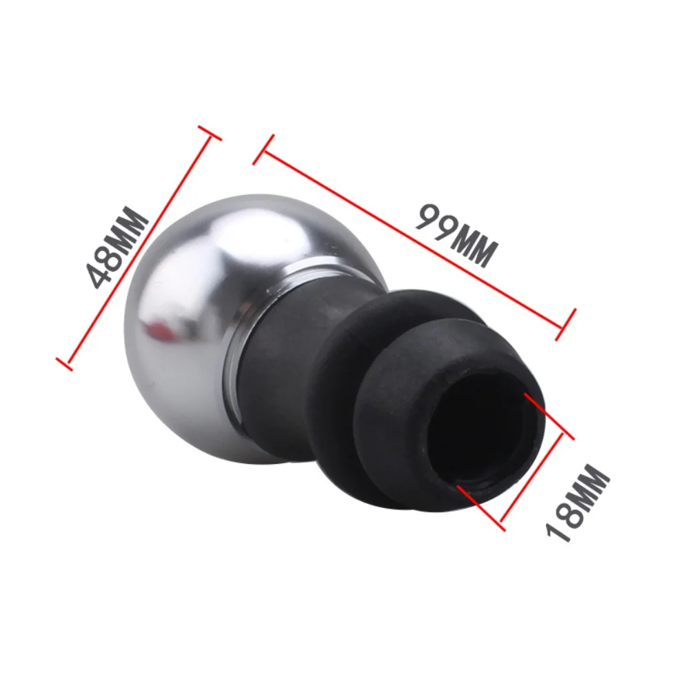 تعزيز القيادة 5 سرعات التحول المقبض ترقية السيارة الداخلية مطلي بالكروم متوافق مع معايير OEM سهلة التركيب #5