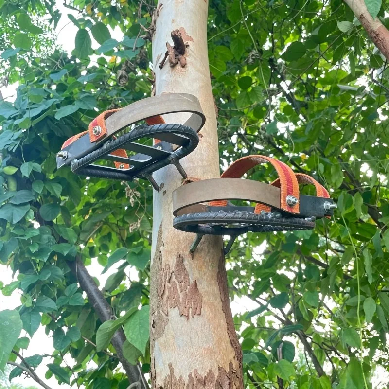 Tree-climbing Foot Restraint Carbon Steel Foot Restraint Rapid Tree-climbing Reinforce Accessories Gardening Auxiliary Tools