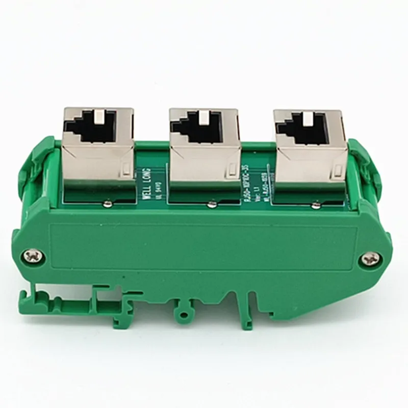 Din Rail Mount RJ50…