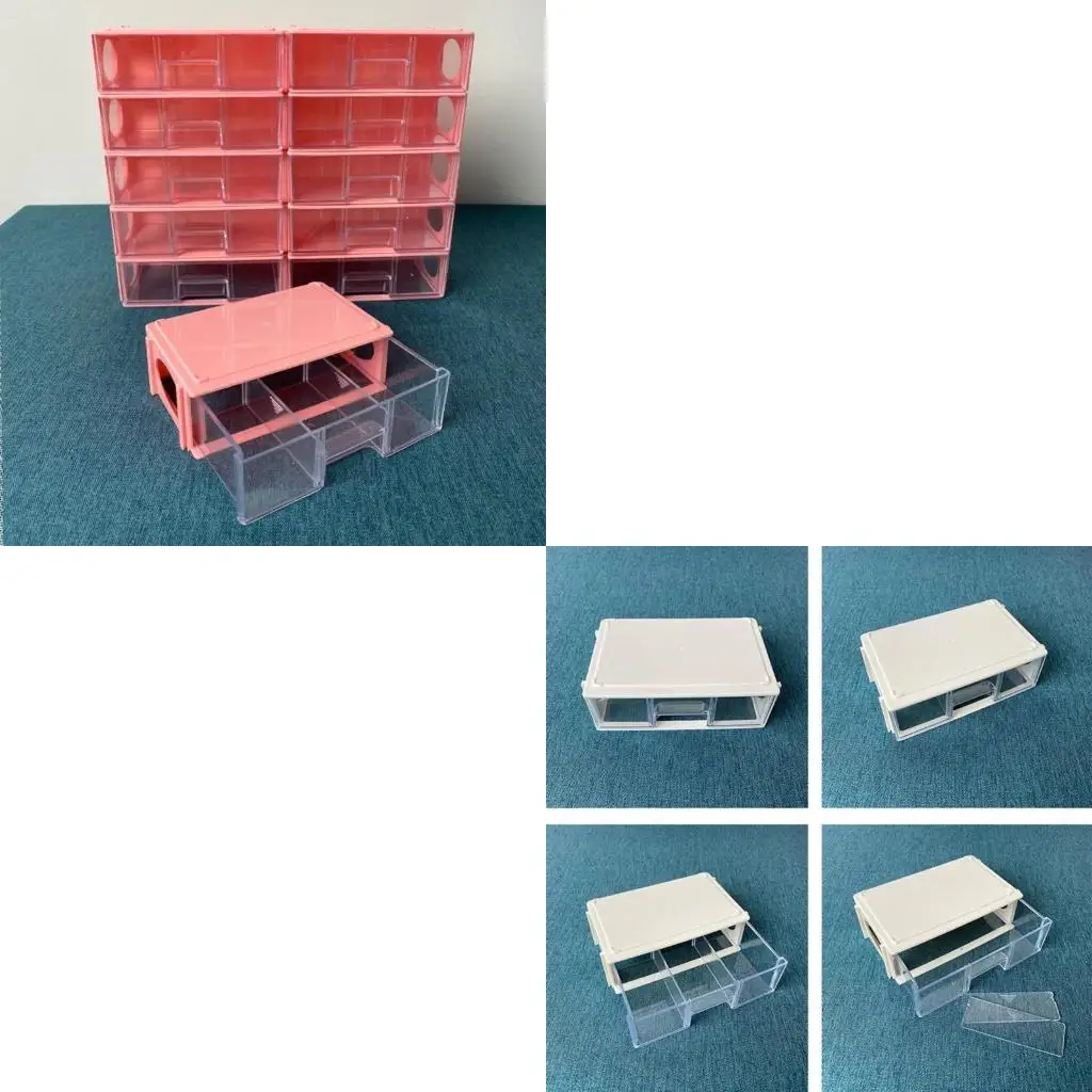 

10 шт., ящик для хранения бисера, чехол для сортировки ювелирных изделий, штабелируемый ящик для бусин со съемными коробка для