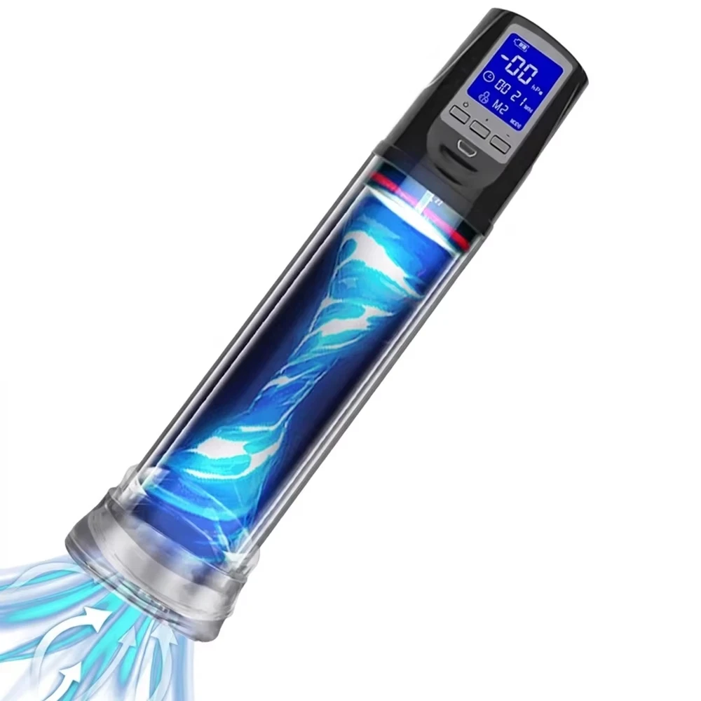 Vacuum Suction Electric Automatic Penis Pump Male Masturbator Penis Extender Dick Enlarger for Penis Trainer Sex Toys for Men
