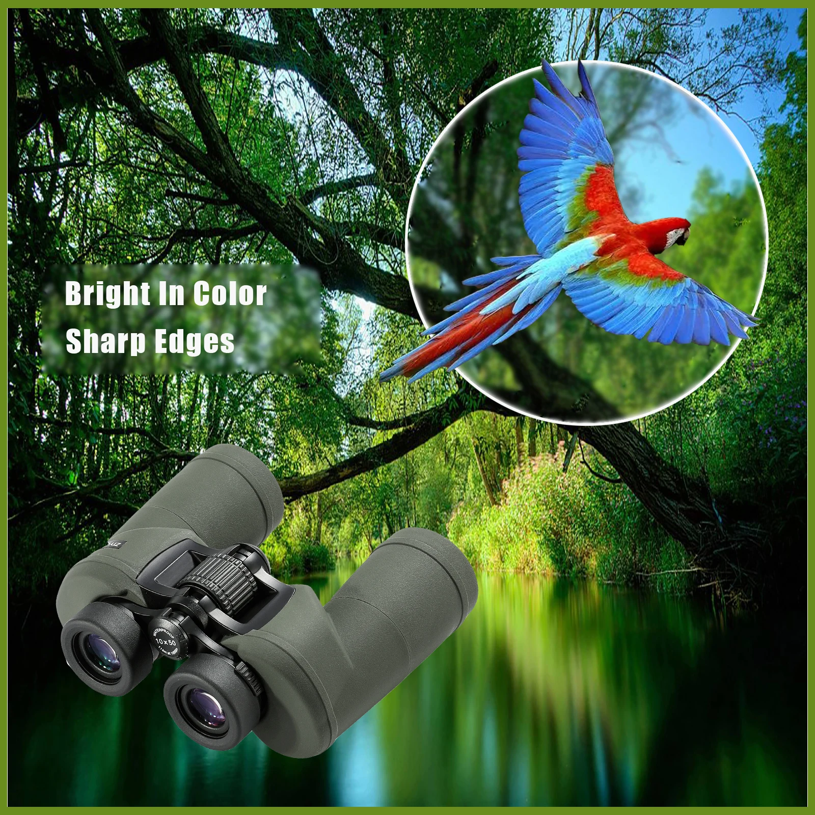 

Ultra-High Definition Remote Optical Telescope TN10X50 BAK4 Waterproof Wide-Angle Binoculars for Hunting And Camping