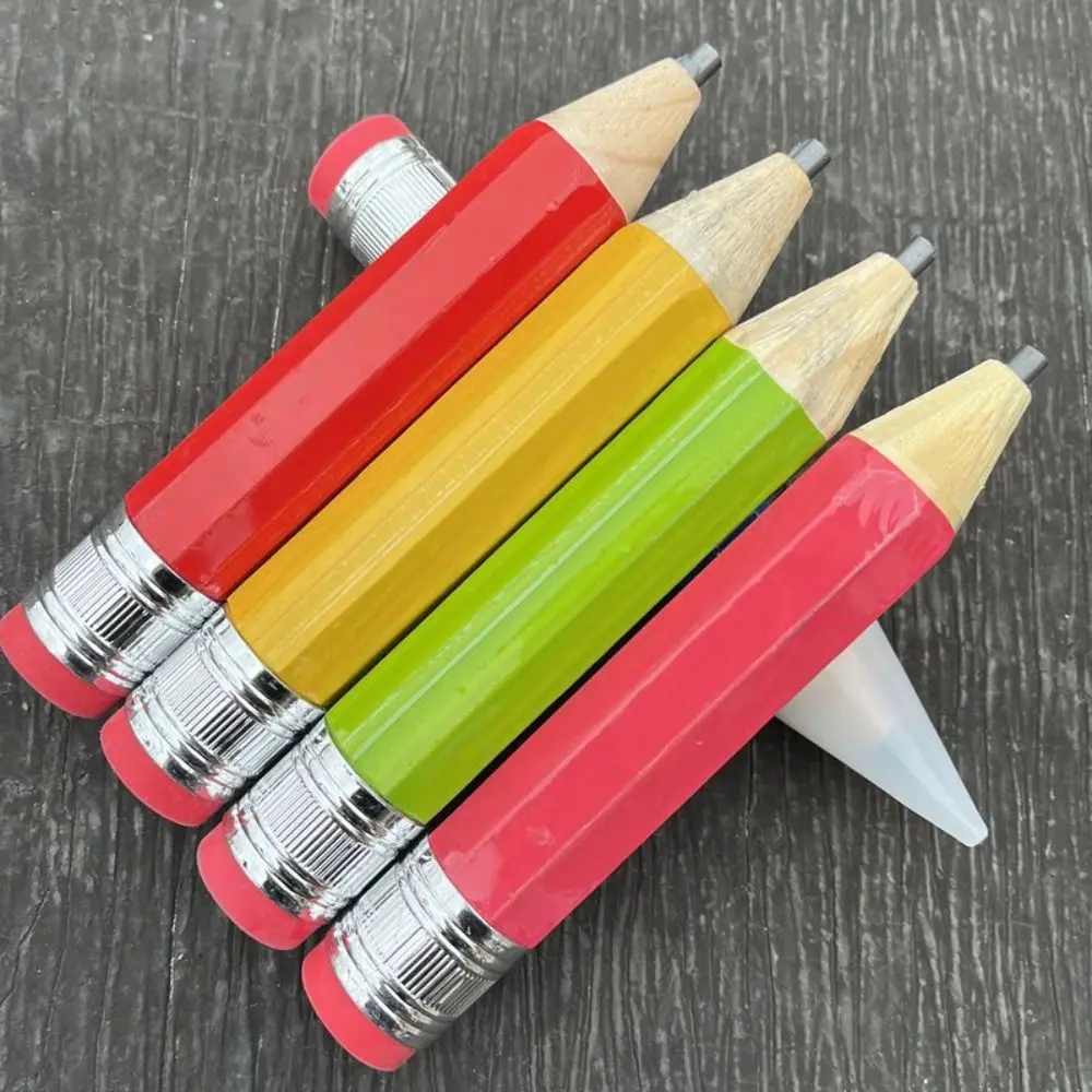 Fashion Wooden Giant Pencil 18/35CM With Eraser Big Pencil Novelty Toy Performance Prop Large Wood Pencil Artist