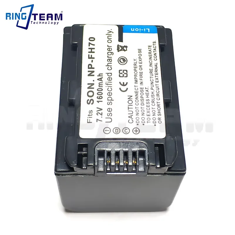 NP-FH70 Camera Battery For Sony HDR-XR HDR-XR550E XR350E XR150E CX110 CX150 CX12E CX7 CX550V HC3 HC5 HC7 HC9 SR1 SR5