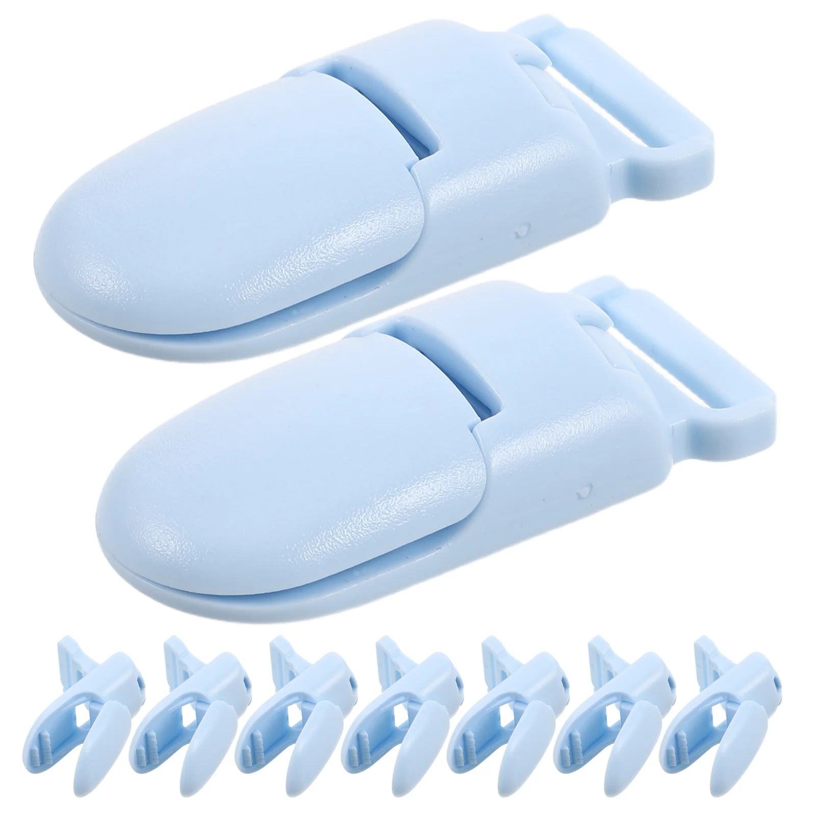 10 pçs clipes de chupeta bonito jacaré clipe de plástico para babadores do bebê titular chupeta infantil meninos meninas clipes de brinquedo do bebê