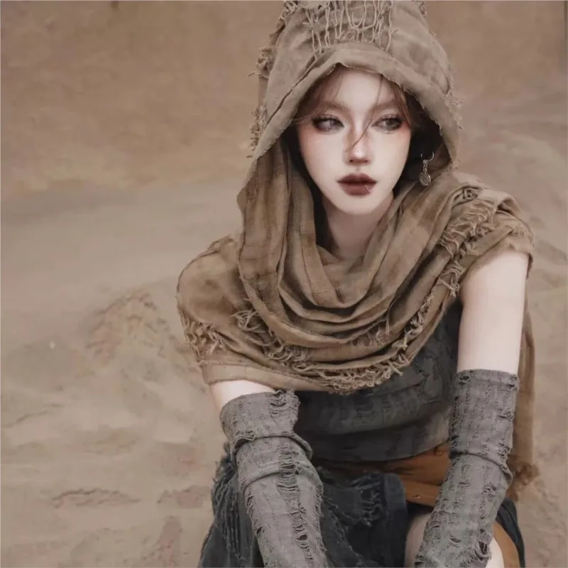Summer headscarf, Egyptian desert veil, ethnic style, wasteland style silk scarf, scarf, shawl, scarf