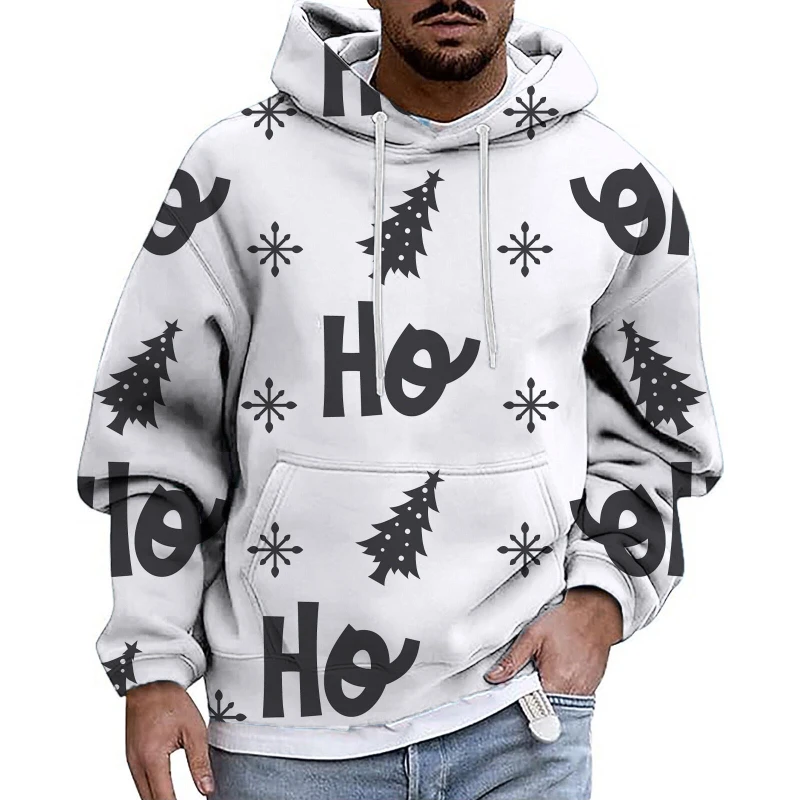 الرجال طباعة 3D عيد الميلاد هوديي الرسم ، بلوزات طويلة الأكمام ، البلوفرات المتضخم ، عارضة ، انخفاض الشحن ، جديد