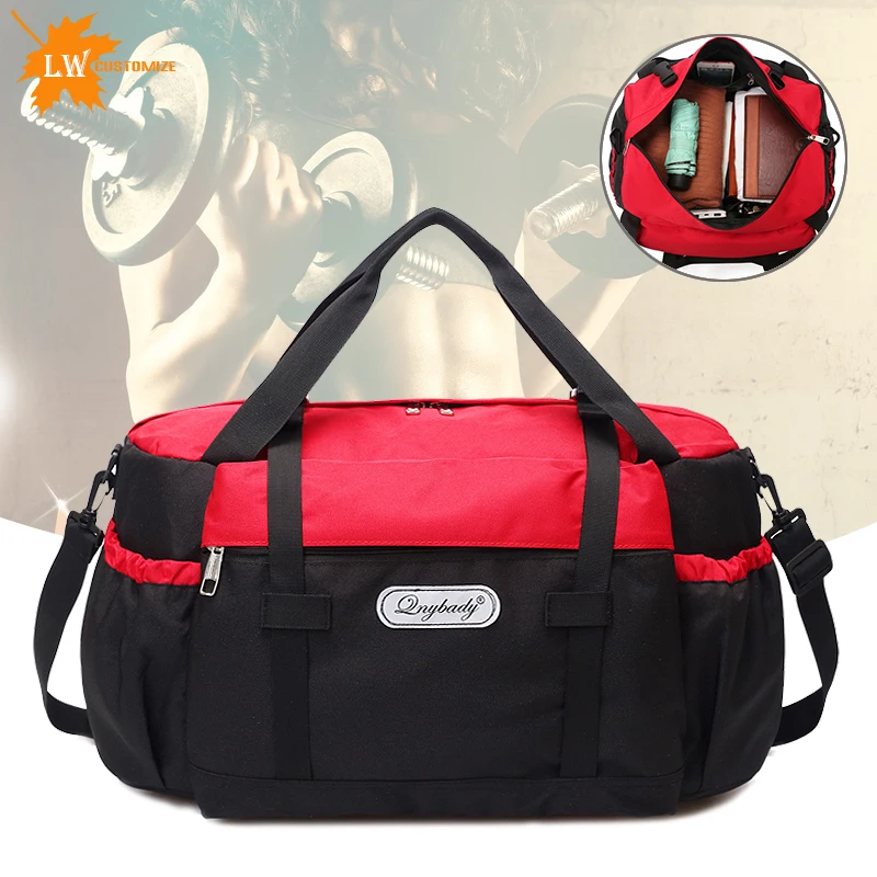 Fashion Travel Bag Women's Large Capacity Men's Sports Bag Waterproof Weekend Sac Voyage Women's Messenger Bag Wet and Dry