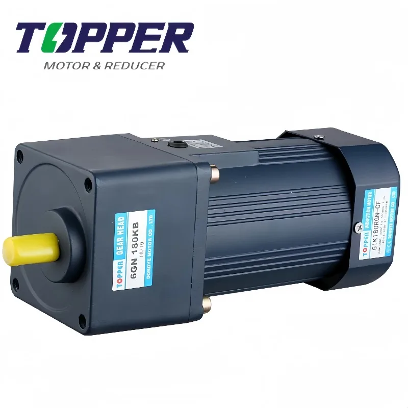 Micro AC Gear Motor with Low Noise 60W 90W 120W Single-Phase Speed Controller and Brake