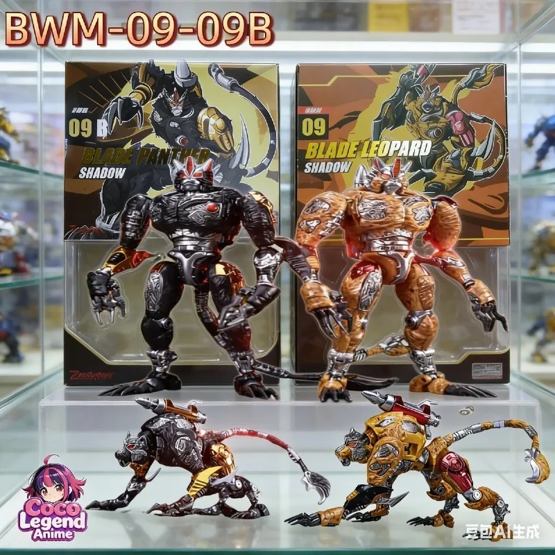 

In StockTransformable Toy TransArt BWM-09 Third Generation Cheetor & Black Panther Warrior, Beast Wars Action Figure Toys Gifts
