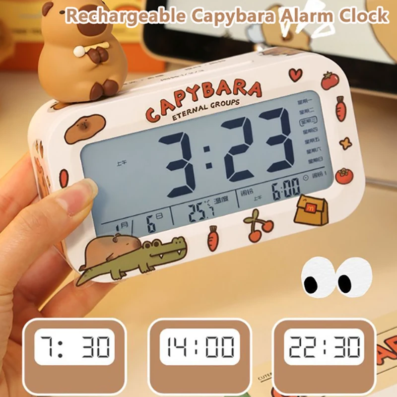 Bare Clock That Actually Makes Morning Less of a Battle My Real Experience with the Kawaii Capybara Alarm