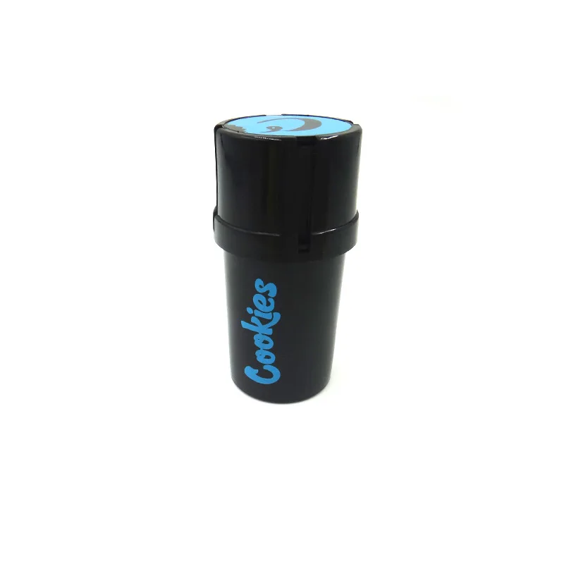 Herb Storage Container and Grinder Plastic Tobacco Grinder 75ML Smoking Accessories Detachable Water proof Smell proof